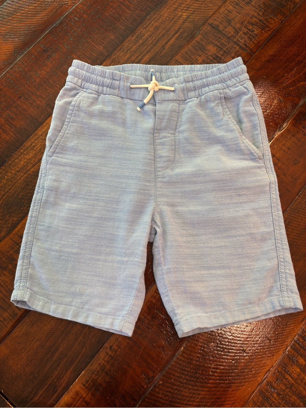 H&M Light Blue Pull-On Shorts-Boys Sz 7
